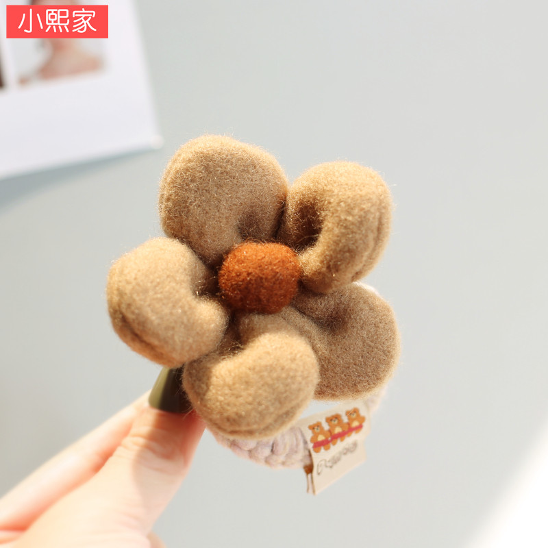 秋冬羊毛呢大花朵皮筋儿童头饰女童扎马尾丸子头发绳大人发圈头绳,童装/婴儿装/亲子装,发饰,淘宝优惠券,粉丝福利购,淘宝优惠卷