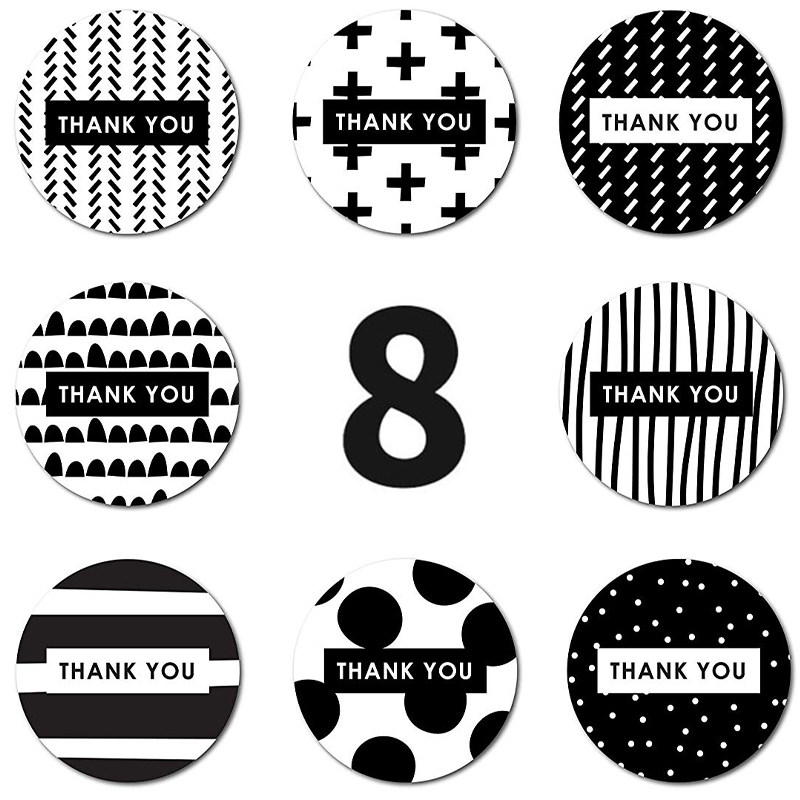 500张感谢贴纸礼物封口贴1.5英寸/3.8厘米烘焙包装装饰文具标签,文具电教/文化用品/商务用品,贴纸/立体贴纸,淘宝优惠券,粉丝福利购,淘宝优惠卷