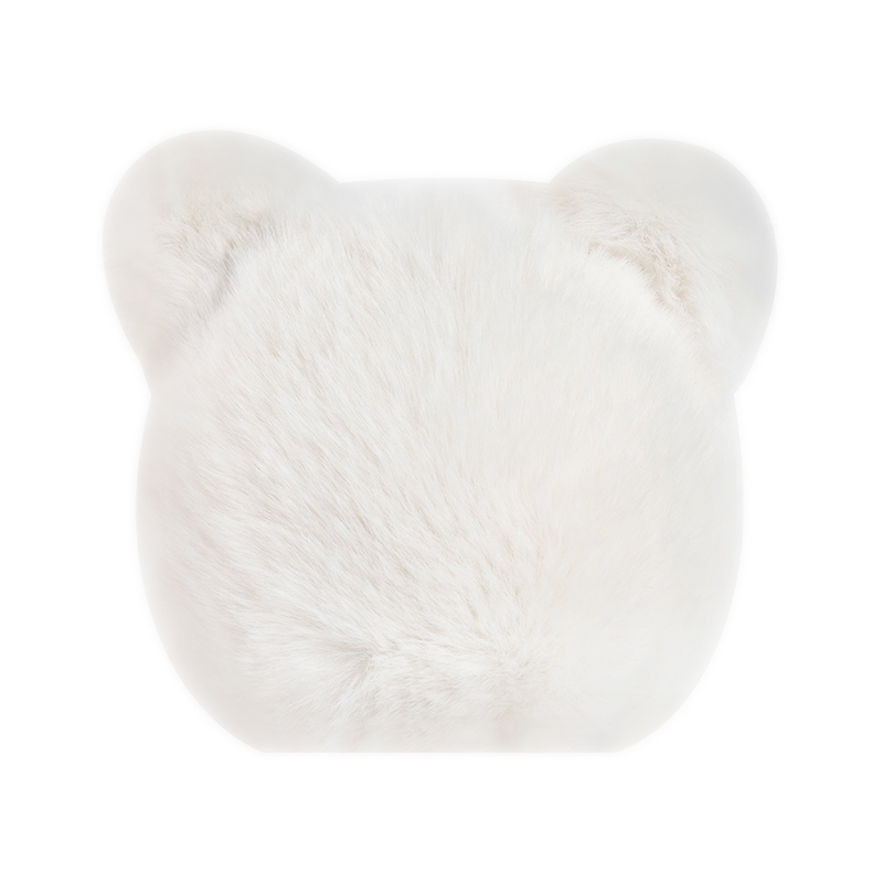 适唱多多小雪人音乐麦克风防风保护毛罩防喷雪绒熊耳朵毛毛套咪罩