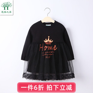 2022新款女宝宝加绒加厚秋冬连衣裙1二3四五岁女童裙子冬装公主裙