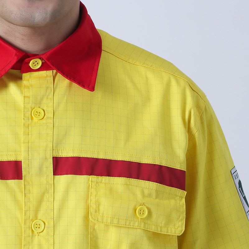 加油站工作服中石油新能源夏季套装男女加油站定制工装防静电男女