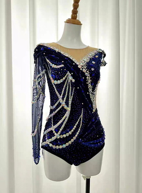 纳图薇艺术体操服啦啦操艺考滑冰服比赛儿童表演训练技巧服N908