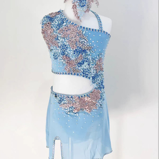 纳图薇现代抒情服舞钢管舞演出女空中瑜伽比赛服杂技吊环服844