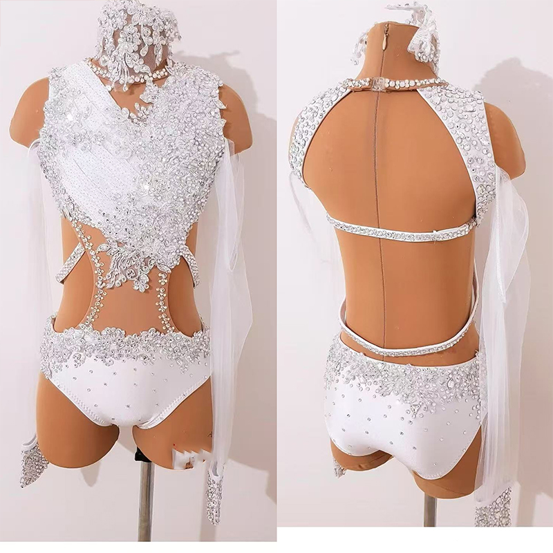 纳图薇艺术体操服啦啦操艺考芭蕾舞比赛儿童表演训练技巧服N602