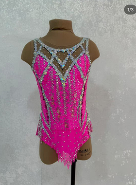 纳图薇艺术体操服啦啦操艺考滑冰服比赛儿童表演训练技巧服N775