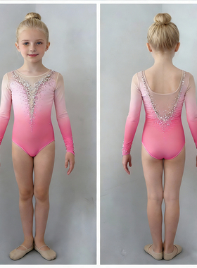 纳图薇艺术体操服啦啦操艺考滑冰服比赛儿童表演训练技巧服N1164