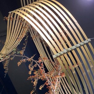 婚庆竹排竹编 竹子编制品 竹片竹艺造型造景婚庆展厅装饰创意设计