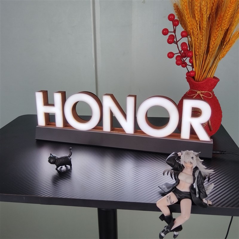 J515亚克力正面发光字招牌广告牌Logo定做免安装插电即亮