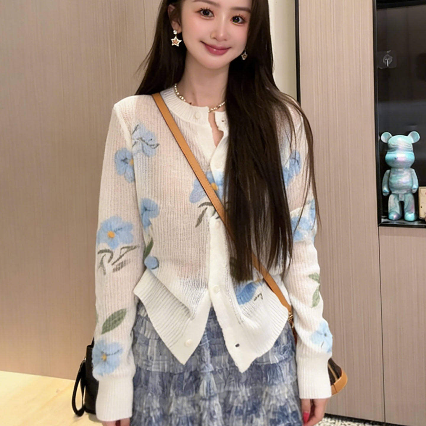 韩系温柔风设计感花朵图