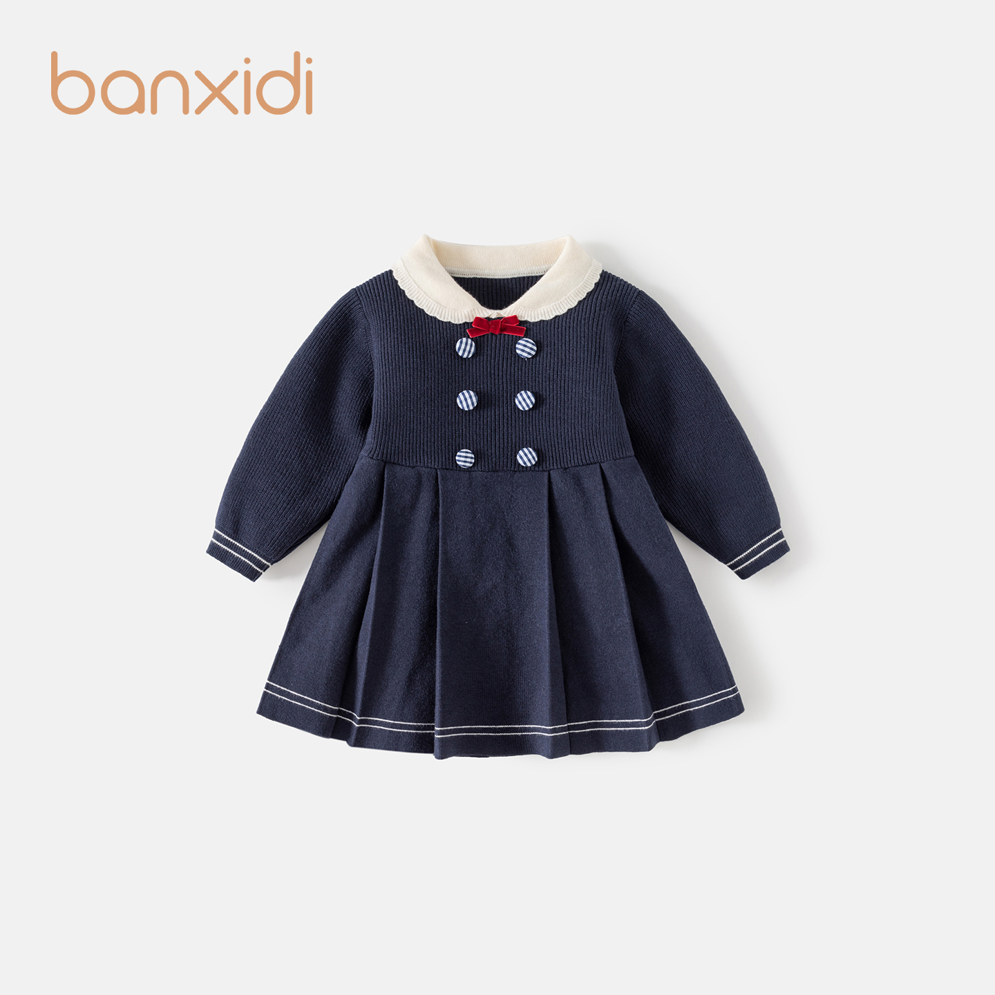 Banxidi女童连衣裙秋冬2025新款