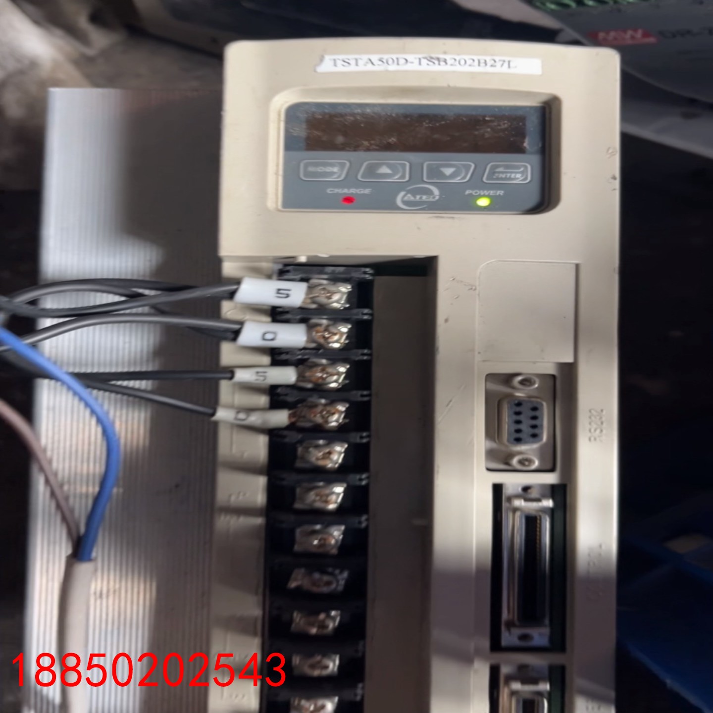 【请询价】东元伺服驱动器TSTA 50D通电如图风扇没转动其他不