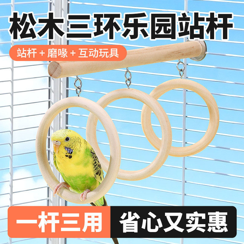 鹦鹉玩具站杆吊环解闷自嗨玩具玄凤虎皮牡丹站棒简约鸟笼装饰用品,宠物/宠物食品及用品,鸟玩具,淘宝优惠券,粉丝福利购,淘宝优惠卷
