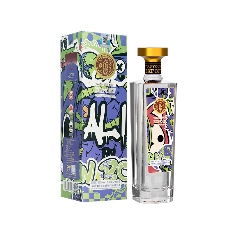 天佑德青稞酒 阿狸版出口型42度750ml清香型白酒送礼聚会团建