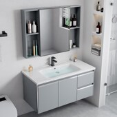 卫生间加厚太卫铝蜂窝脸室柜组合陶瓷一体洗手洗浴盆洗漱台池空浴