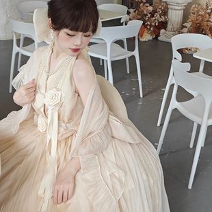 音乐生艺考礼服余生原创洛丽塔裙子生日成人毕业礼服裙高级晚礼服