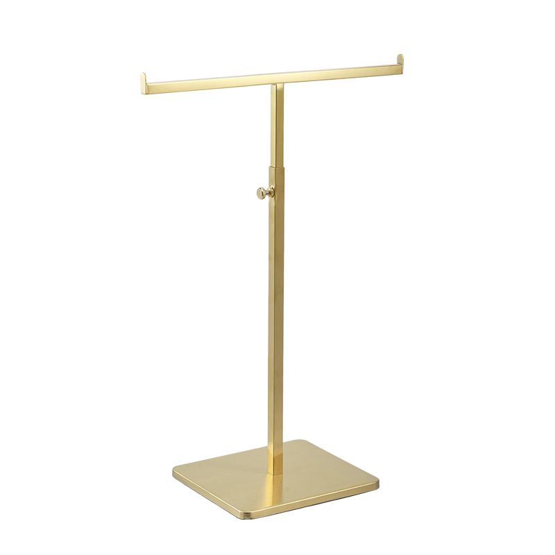 不锈钢多功能t型领带丝巾包包内衣展示支架收纳服装店落地陈列架