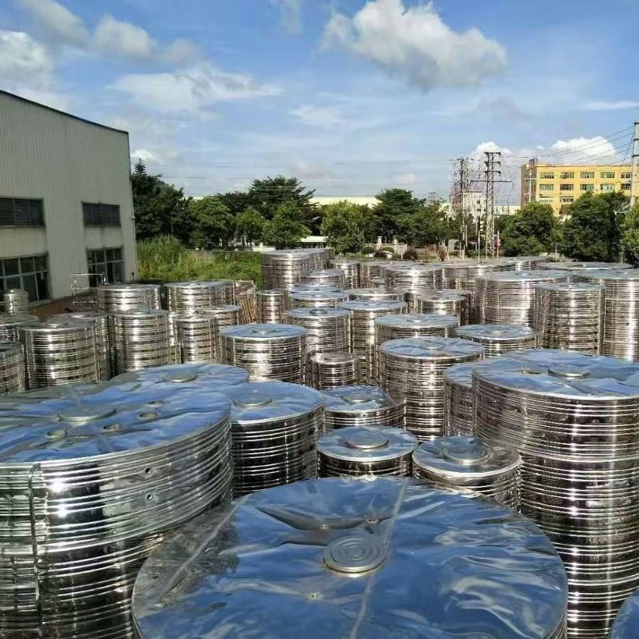 304不锈钢保温水箱储水箱圆形保温水箱空气能水箱双层防冻水塔