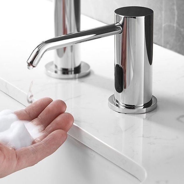 卫生间台面水龙头式自动感应水槽卫生间机泡沫洗手液机皂液器