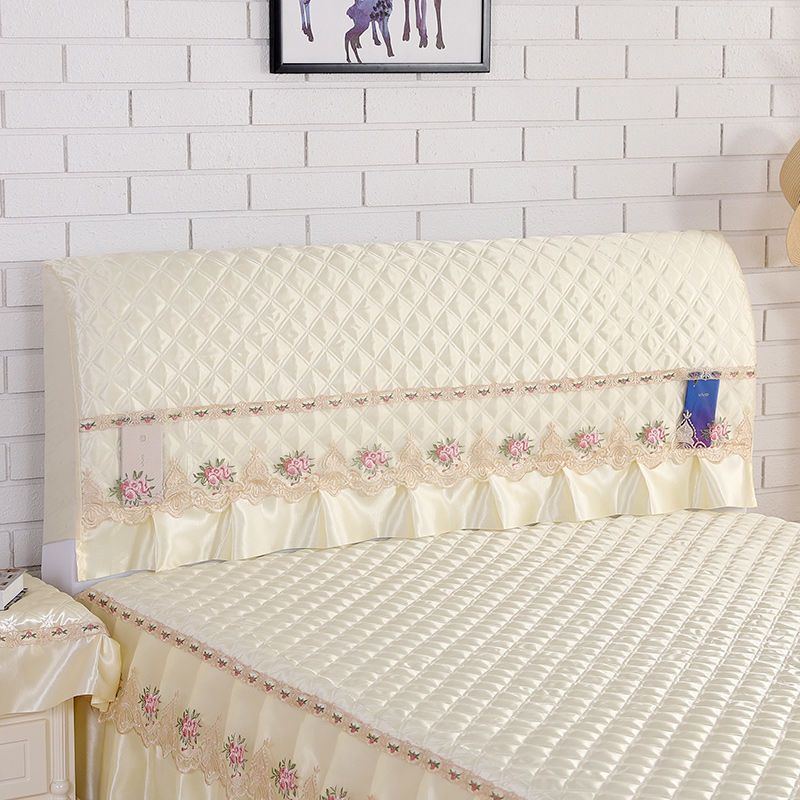 盖床上的防尘罩床罩床裙单件防滑加厚夹棉床罩床笠裙式床垫保护罩