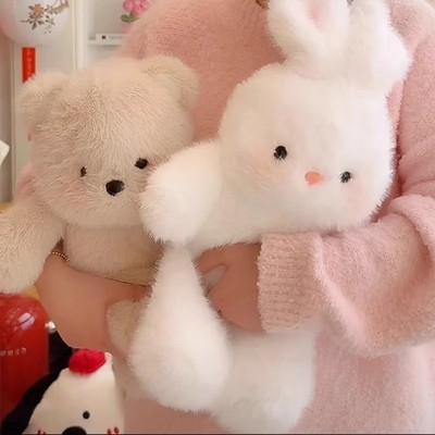 跑跑玩偶大象公仔三花猫娃娃毛绒玩具猫咪抱枕睡觉生日礼物女生