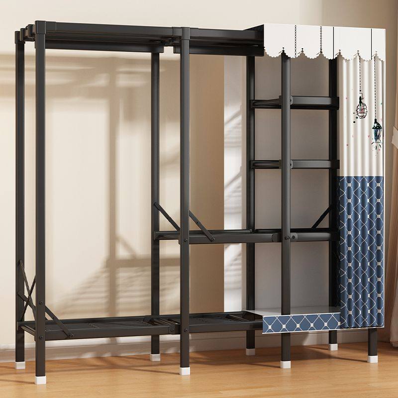 衣柜卧室家用免安装可折叠简易组装布衣橱全钢架结实耐用出租房用,收纳整理,塑料衣架,淘宝优惠券,粉丝福利购,淘宝优惠卷