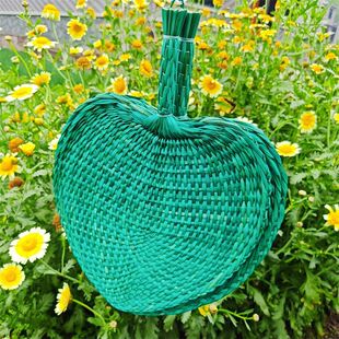 越女词扇子舞蹈扇蒲扇编织老式芭蕉扇绿色古典舞跳舞表演专用道具