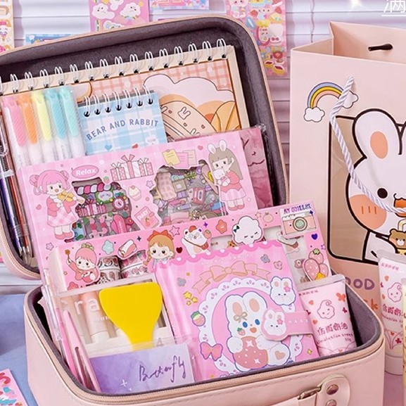 【1-5】文具礼品套装 笔类本册文具日常手帐贴纸便签本