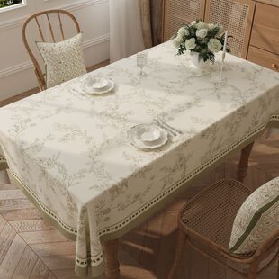 桌子遮盖布小清新田园风桌布免洗防油防水防烫餐桌布长方形茶几台