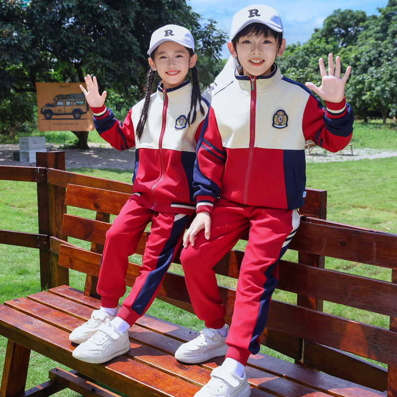小学生校服套装幼儿园园服春秋装2024年新款运动会开幕式服装