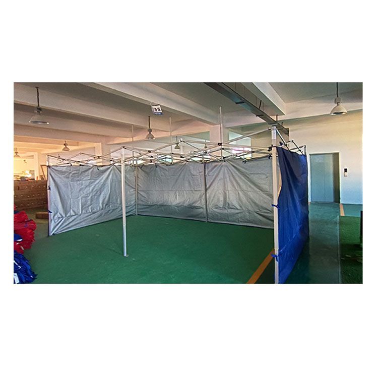四角折叠帐篷围挡加厚涂银布户外四脚大伞推拉酒席棚遮阳防雨围布