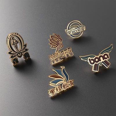 胸针定制企业logo徽章定做镂空胸牌制作司徽校徽员工牌diy胸章