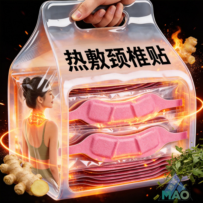 肩颈热敷贴包艾草蒸汽发热肩