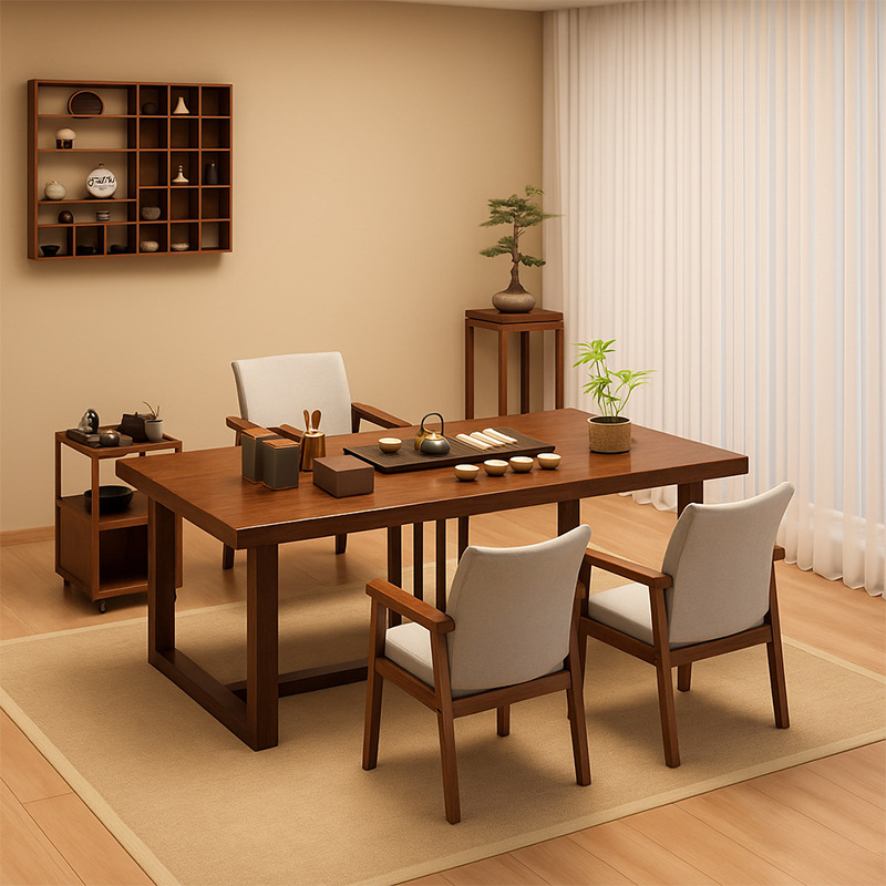 家用阳台茶桌简约新型小户型茶桌新中式泡茶桌客厅功夫茶台小茶几