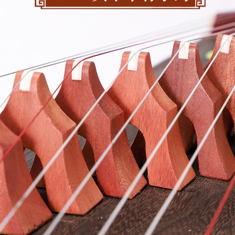 古筝筝码单个配件古筝琴码整套敦煌通用防滑送摆放示意图雁柱