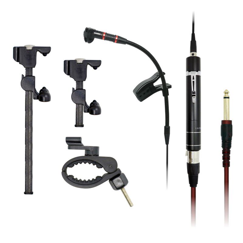 多功能乐器麦克风萨克斯小提琴二胡葫芦丝笛子拾音器有线无线两用