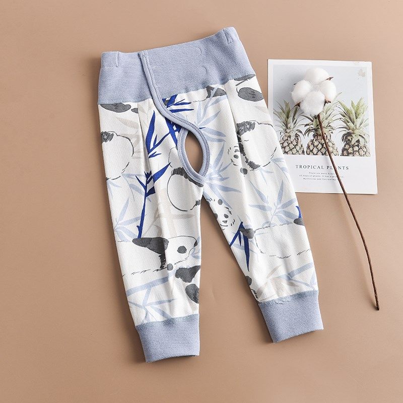 婴儿新生儿护肚子开裆裤纯棉单条宝宝秋裤线裤春秋魔术贴打底裤,童装/婴儿装/亲子装,保暖裤,淘宝优惠券,粉丝福利购,淘宝优惠卷