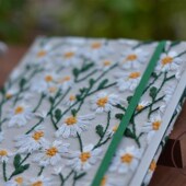 手工随身旅行水彩本手账速写本300g棉浆阿诗宝虹获多福 大滨菊