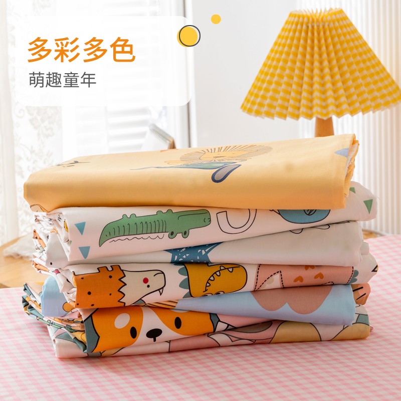 60S贡缎长绒棉 儿童枕套婴儿新生儿宝宝枕芯套 抱枕卡通枕头套