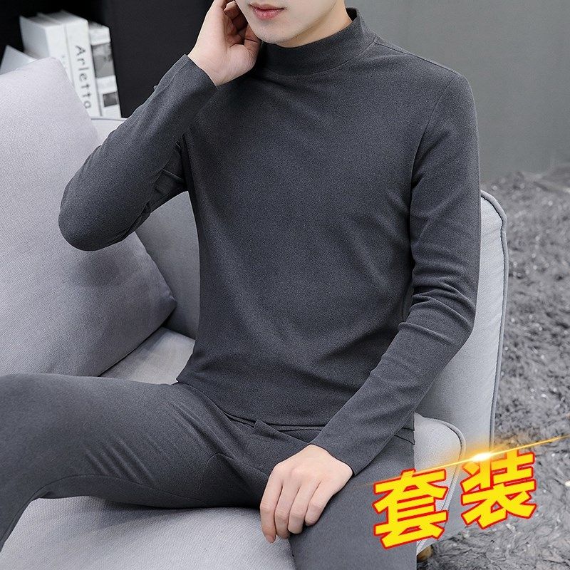 男士保暖内衣套装双面德绒秋衣秋裤冬季无痕长袖t恤衫内穿打底裤,男装,其他套装,淘宝优惠券,粉丝福利购,淘宝优惠卷