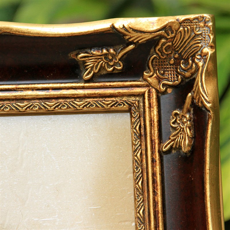 欧式实木相框定制金色暗红色油画外框相框装裱宽度7cm厚度3.5cm