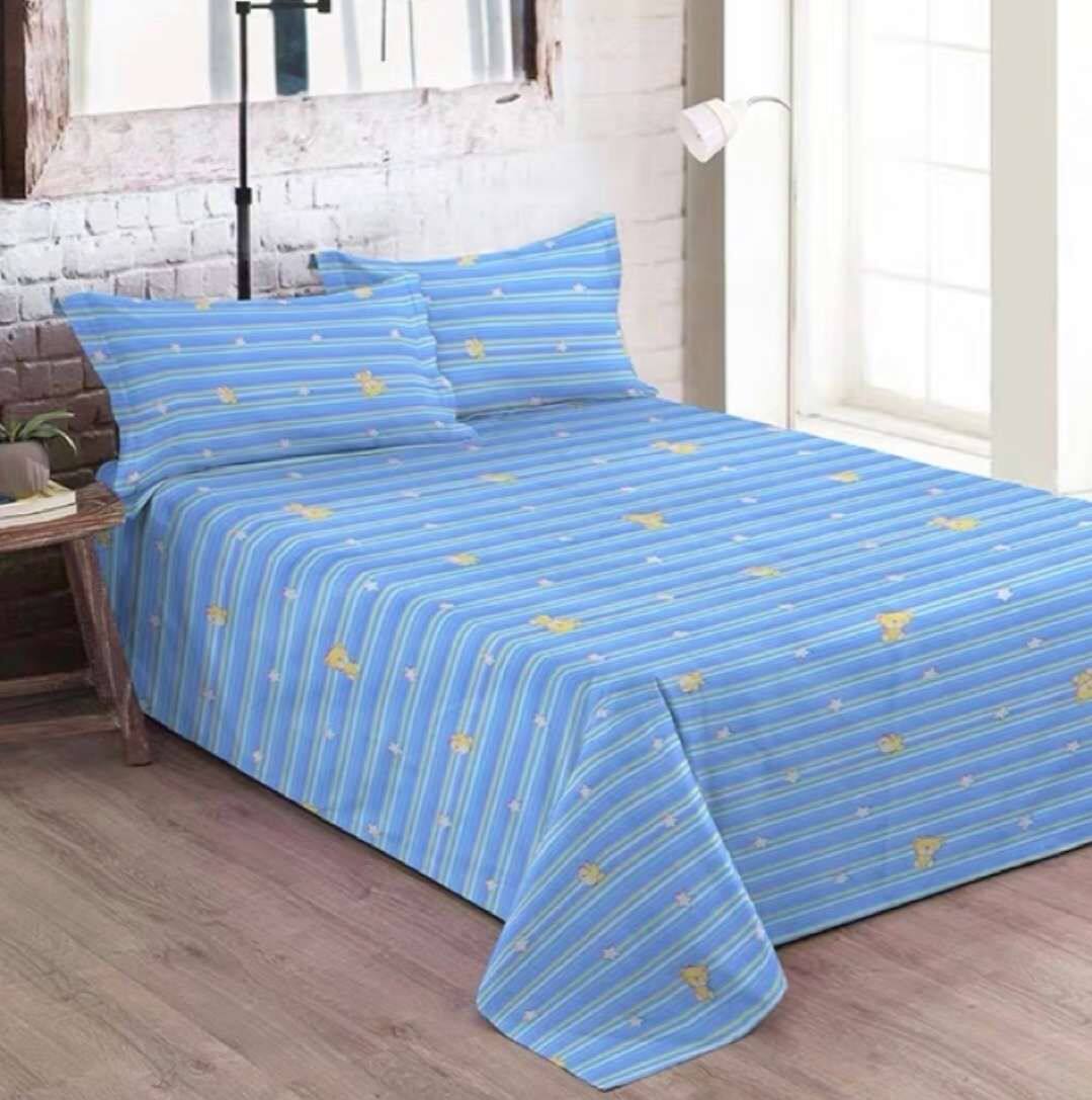 纯棉床单被套枕套学生宿舍儿童婴儿幼儿园三件套四件套定做尺寸