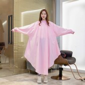 围布理发重头系带袖 魔术贴高档不沾发防静电发廊专用剪发染发围脖