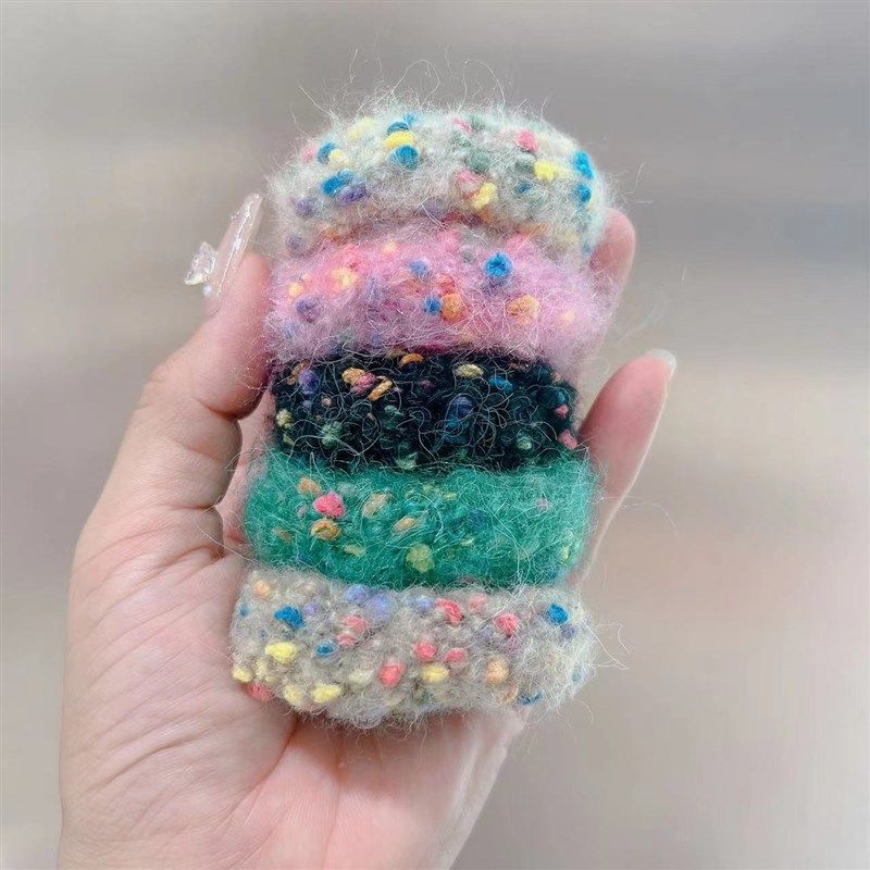 秋冬小女孩毛毛发圈甜甜圈彩色柔软百搭发绳扎头发高弹力加粗头绳,童装/婴儿装/亲子装,发饰,淘宝优惠券,粉丝福利购,淘宝优惠卷