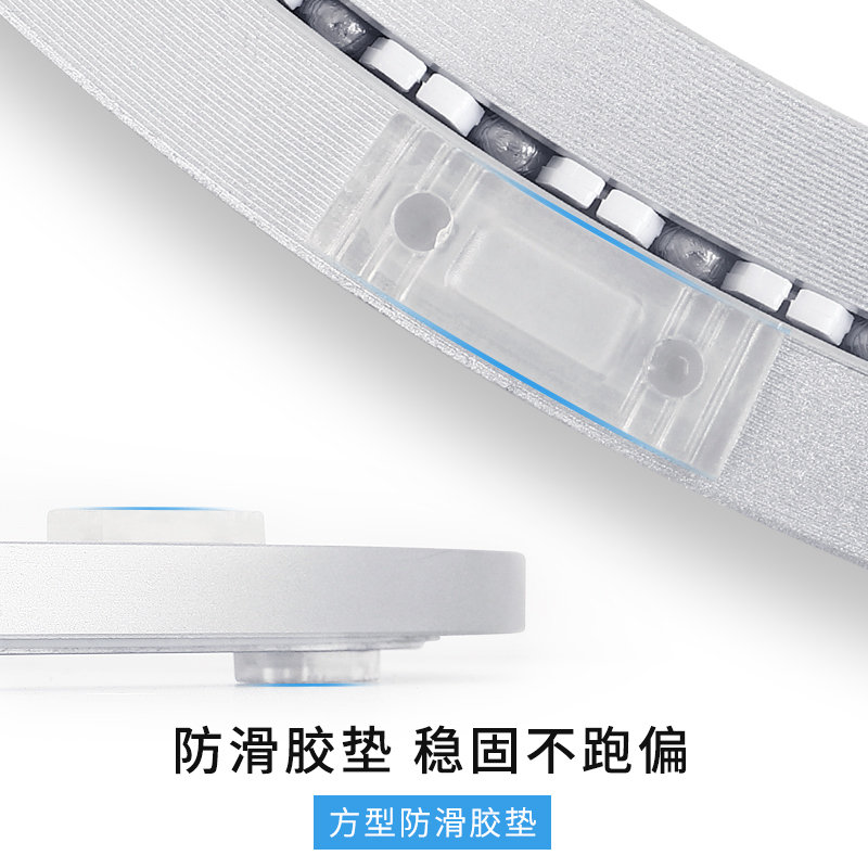 餐桌转盘底座铝合金玻璃大理石实木桌子圆桌旋转转芯轨道轴承家用