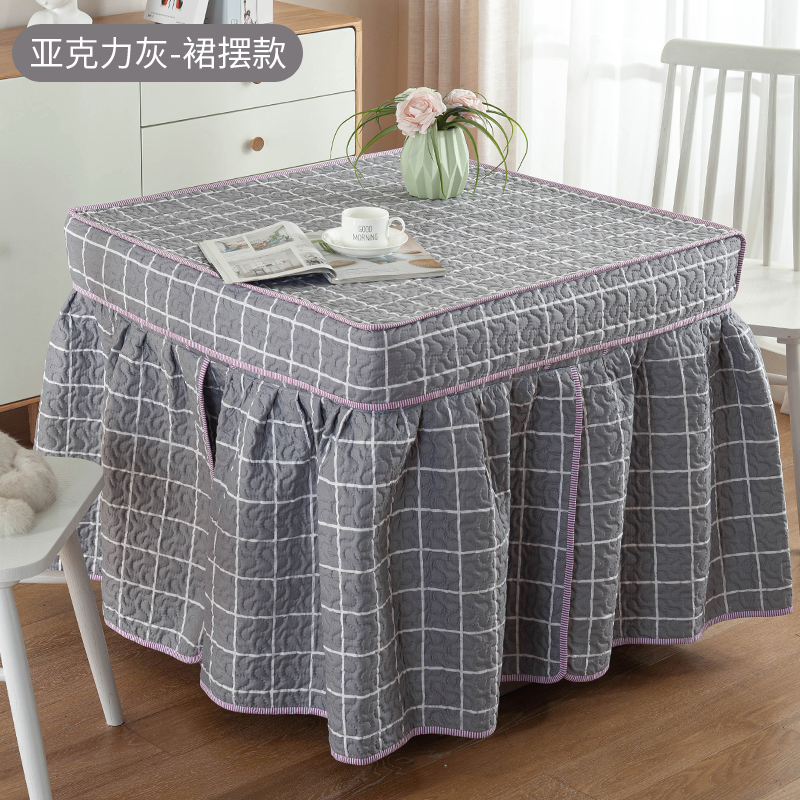 加厚烤火罩新款电炉罩家用正方形烤火桌罩套桌布电暖桌烤火炉罩子