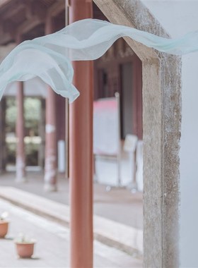 超仙的亮丝【锦丝幻色】披帛女汉服单件龙母披肩舞蹈飘带百搭唐风