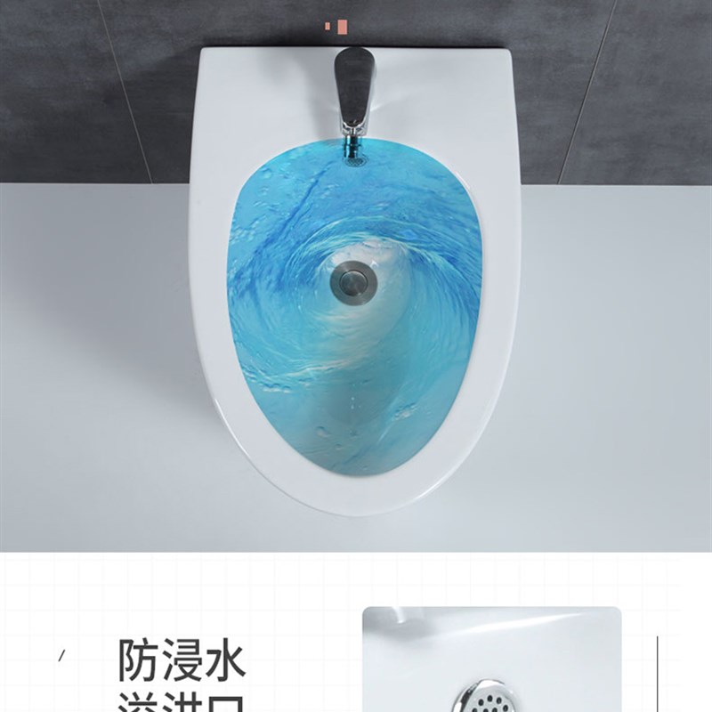 落地洁身器池盆卫浴净身妇洗器立式女性洗屁股盆卫生间陶瓷坐浴盆