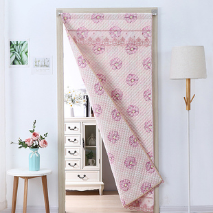 夹厚棉门帘挡风保暖防冷气卧室厨房客厅家用装饰隔断帘Z门帘子布