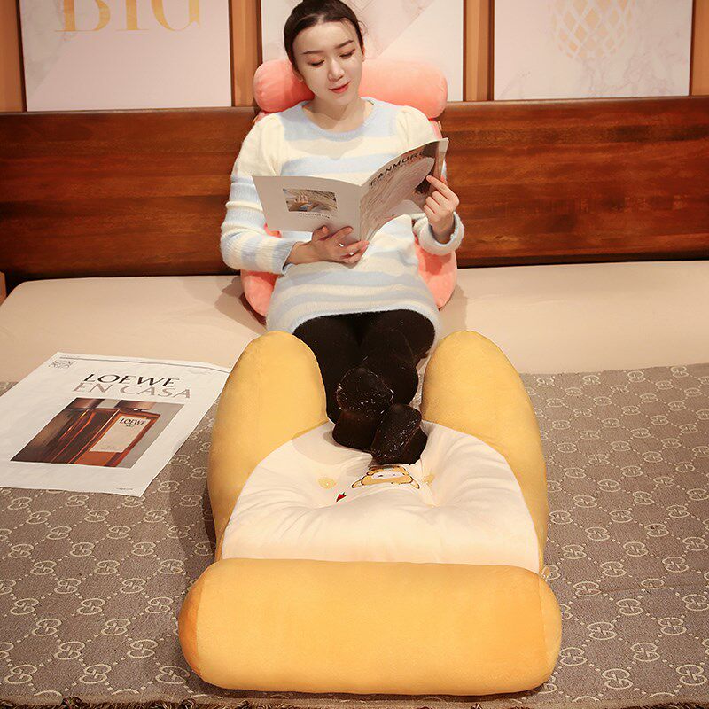 宿舍床头靠垫儿童卡通床上护腰靠枕孕妇喂M奶可拆洗软包加厚大靠