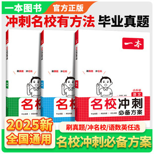 2025版一本名校冲刺必备方案语文数学英语小升初总复习六年级知识大盘点小学毕业升学考试总复习专项训练小学名师总复习考试训练